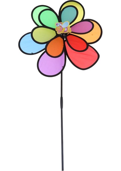 Çift Yel Değirmeni Bahçe Süsü Rüzgar Spinner Whirligig Çocuk Oyuncakları fiyatları