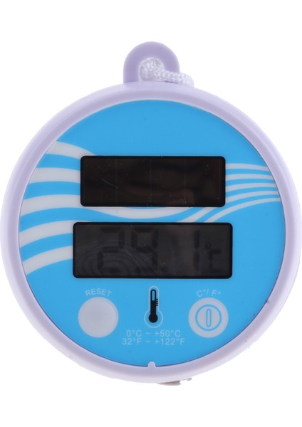 Güneş Göleti Termometresi Dijital Ekran LCD Bahçe Havuzu Su Sıcaklığı