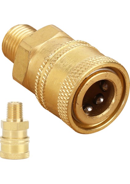 1x Pirinç Basınç Yıkayıcı Hızlı Bağlantı 12MM Ila 1/4 Erkek Kuplör Adaptörü fiyatları