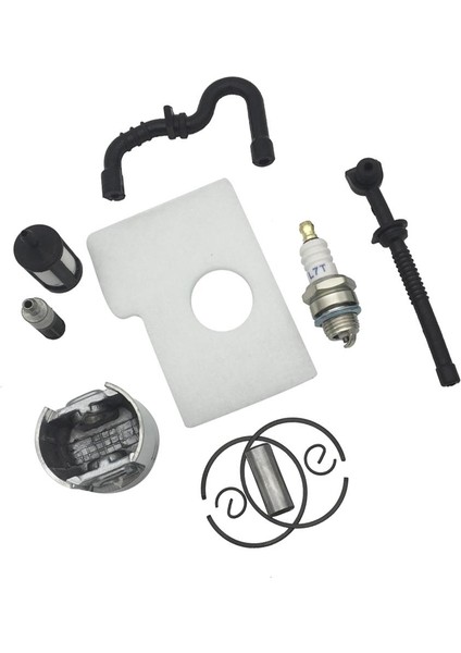 38MM Piston Halka Kiti ve Yakıt Hattı Filtre Buji Stıhl 018 MS180 Için