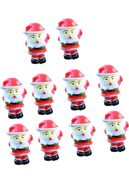 10PCS Minyatür Mikro Peyzaj Reçine Dekorasyon Zanaat Dekorasyonu Noel Baba fırsatları