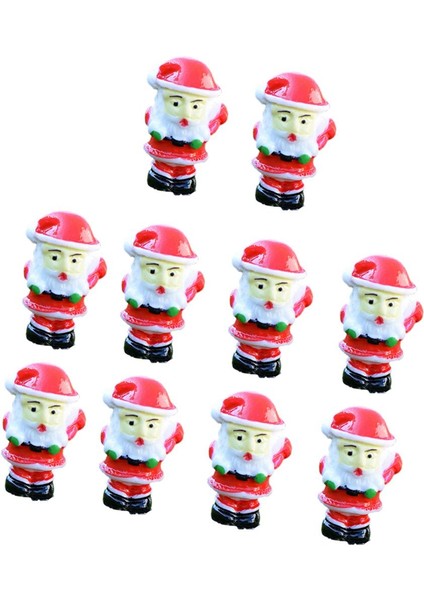 10PCS Minyatür Mikro Peyzaj Reçine Dekorasyon Zanaat Dekorasyonu Noel Baba indirimleri
