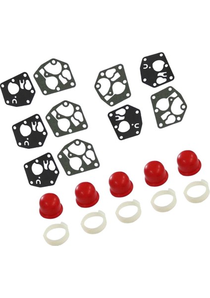 5 Set Karbüratör Diyaframı, Conta ve Primer Ampuller