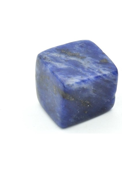 Hakiki Küp Kesim Doğal Sodalit Taşı Kaya Parçası
