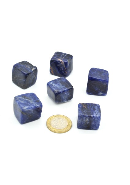 Hakiki Küp Kesim Doğal Sodalit Taşı Kaya Parçası modelleri