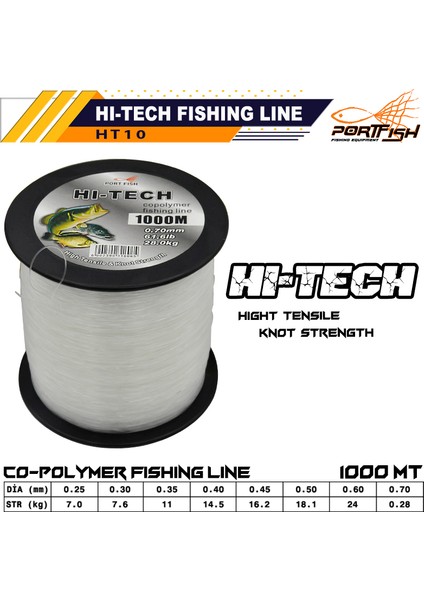 Hi-Tech 1000 mt Bobin Misina 0,35