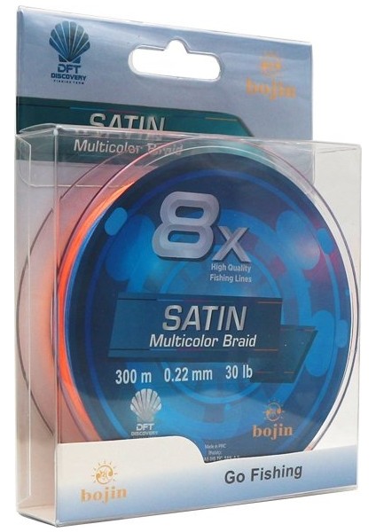 Bojin 8x Satin M.color Ip Misina 0.22 mm 300 M