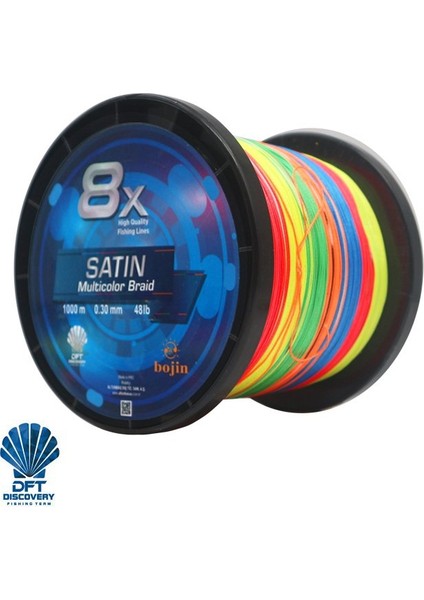 Bojin 8x Satin M.color Ip Misina 0.30MM 1000M