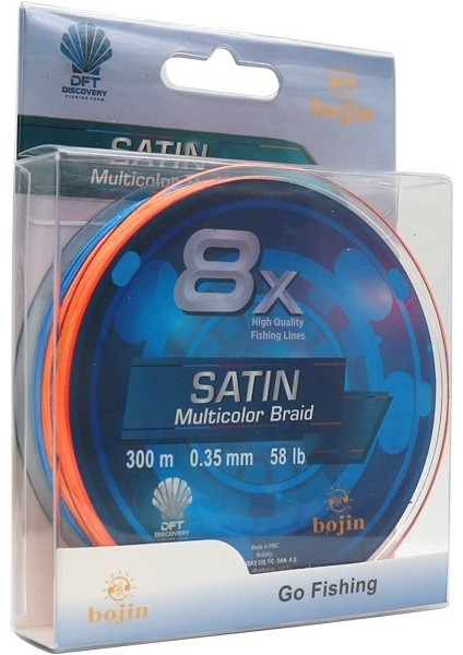 Bojin 8x Satin M.color Ip Misina 0.35 mm 300 M modelleri