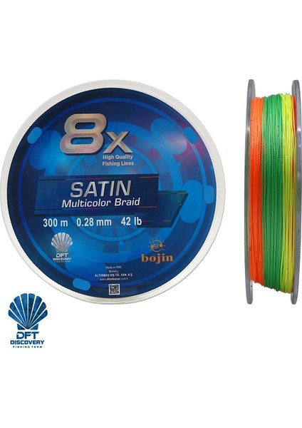 Dft Bojin 8x Satin M.color Ip Misina 0.28 mm 300 M