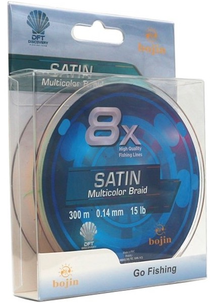 Bojin 8x Satin M.color Ip Misina 0.14MM 300 M