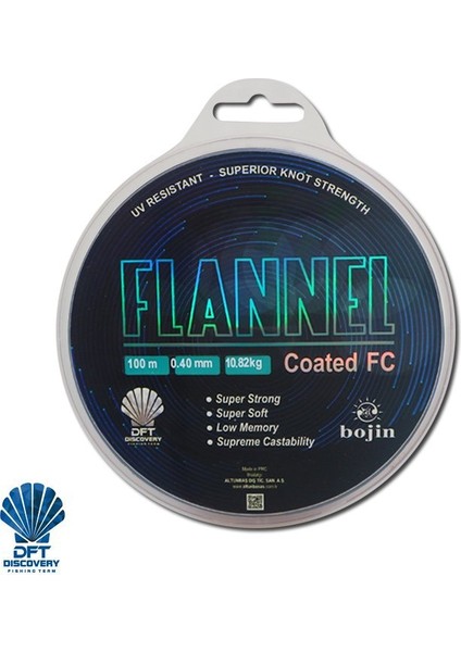 Bojin Flannel FLUOROCARBON100 M 0.40 mm Misina