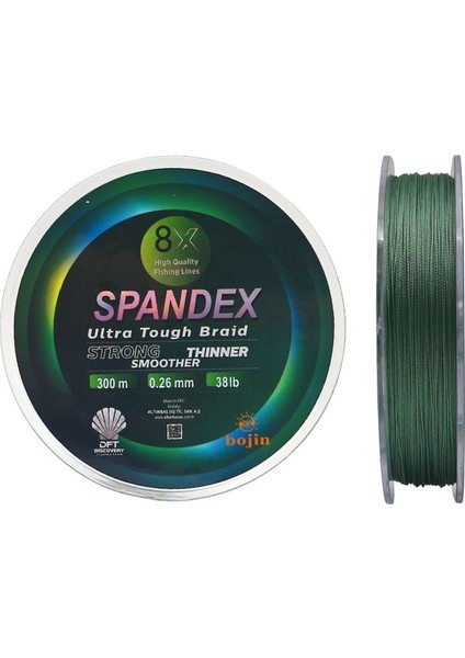 Bojin 8x Spandex Ip Misina 0.26 mm 300 M modelleri
