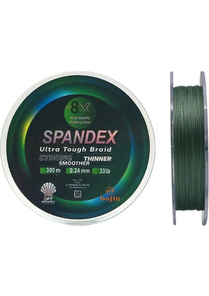 Bojin 8x Spandex Ip Misina 0.24 mm 300 M