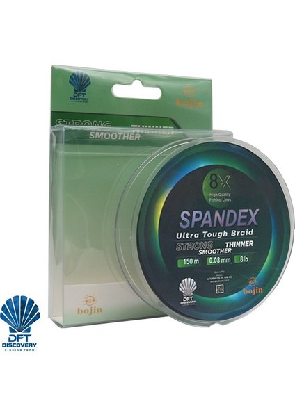 Bojin 8x Spandex Ip Misina 0.08 mm 150 M