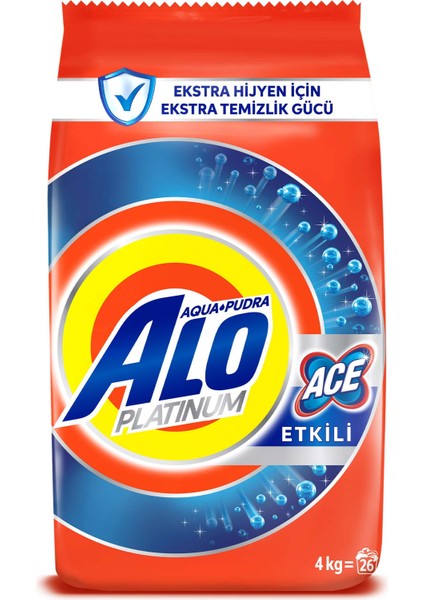 Toz Deterjan Ace Etkili 4 kg