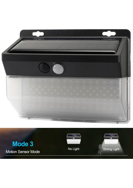 Güneş Duvar Işığı 206 Led Insan Vücudu Algılama Duvarı (Yurt Dışından)