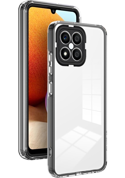 Honor X8 Için Pc Çerçeve Telefon Kılıfı - Siyah (Yurt Dışından)