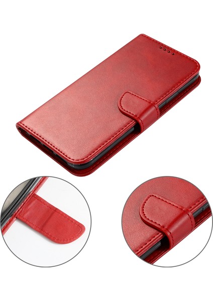 Honor V40 5g Için Deri Telefon Kılıfı - Kırmızı (Yurt Dışından) fiyatları