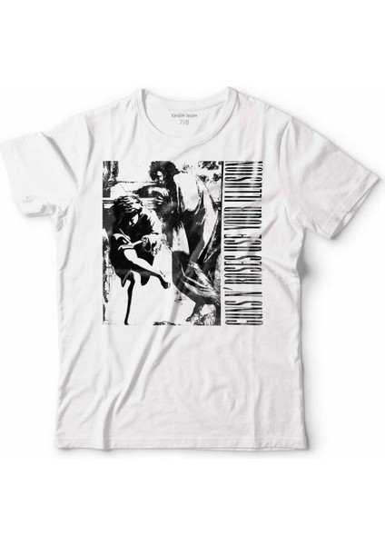 Guns N Roses Use Your Illusıouns B Çocuk Tişört Beyaz