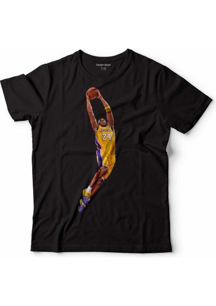 Kobe Braynt Black Mamba Nba Basketball Çocuk Tişört Siyah