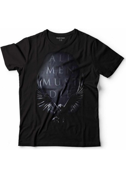 Game Of Thrones All Men Must Dıe Çocuk Tişört Siyah