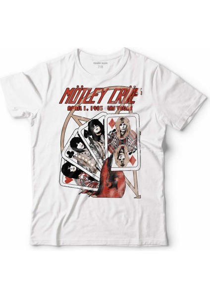 Mötley Crüe Heavy Metal Musıc Çocuk Tişört Beyaz