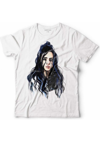 Bıllıe Eılısh Ocean Eyes Çocuk Tişört Beyaz