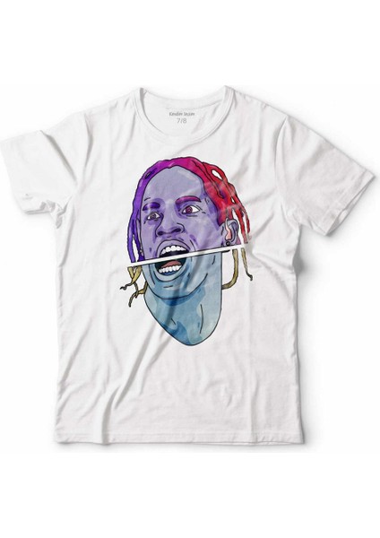 Travıs Scott Jacques Webster Çocuk Tişört Beyaz