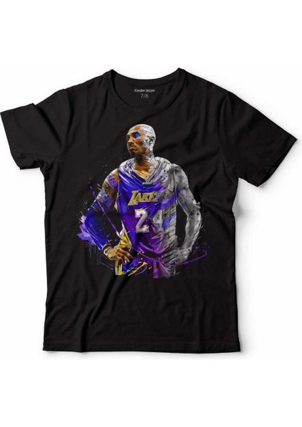 Kobe Bryant Black Mamba Legend Nba All Star Çocuk Tişört Siyah