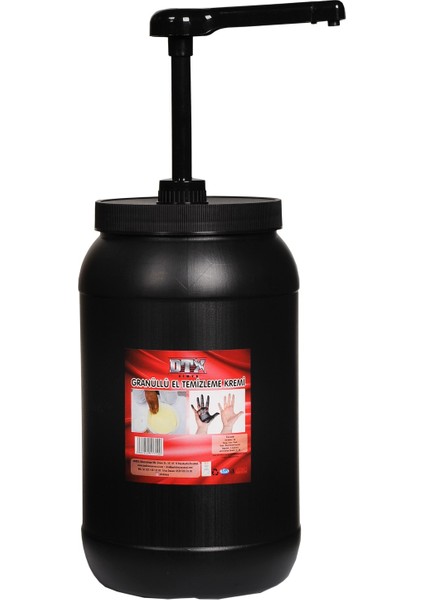 Sanayi Tipi Granürlü El Temizleme Kremi Sabunu 4 Kg