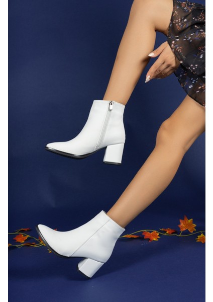 Extra Mat Beyaz Kadın Bot 0012893S modelleri