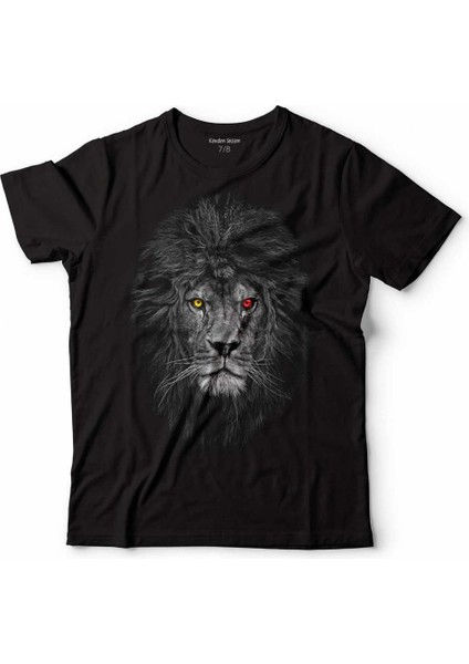 Galatasaray Aslan Kafa Lıon Head Çocuk Tişört Siyah