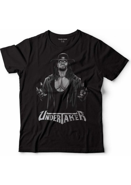 The Undertaker Wwe Amerikan Güreşi Çocuk Tişört Siyah