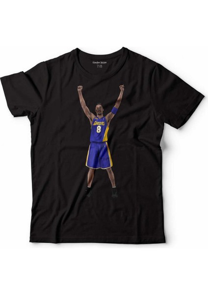 Kobe Bryant Black Mamba Legend Nba All Star Çocuk Tişört Siyah
