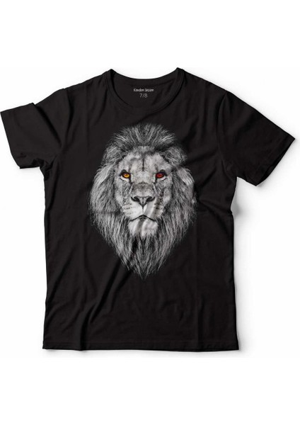 Galatasaray Aslan Kafa Lıon Head Çocuk Tişört Siyah