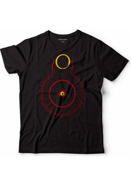 Lord Of The Rıngs Sauron Yüzüklerin Efendisi Çocuk Tişört Siyah