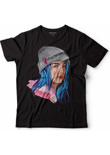 Bıllıe Eılısh Ocean Eyes Çocuk Tişört Siyah
