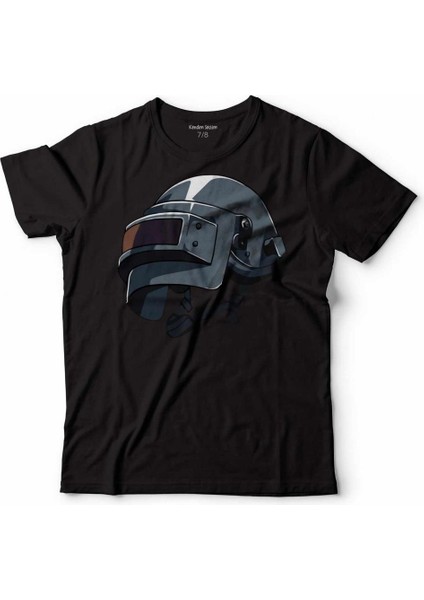 Pubg Pub G Kask Helmet Miğferi Çocuk Tişört Siyah