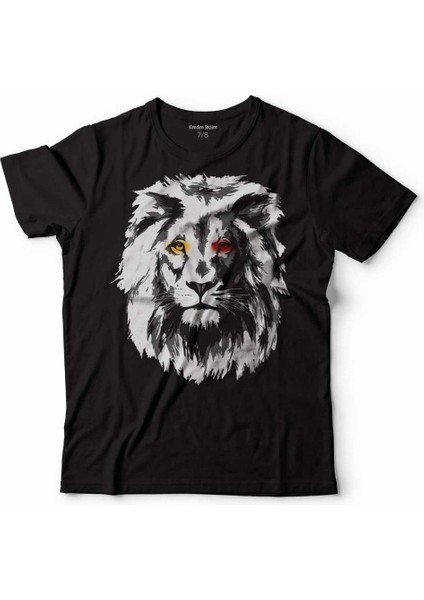 Galatasaray Aslan Kafa Lıon Head Çocuk Tişört Siyah