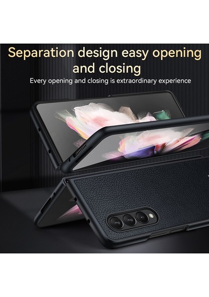 Samsung Galaxy Z Fold4 Yeşil Için Tpu + El Yapımı Deri Kılıf (Yurt Dışından) fırsatları