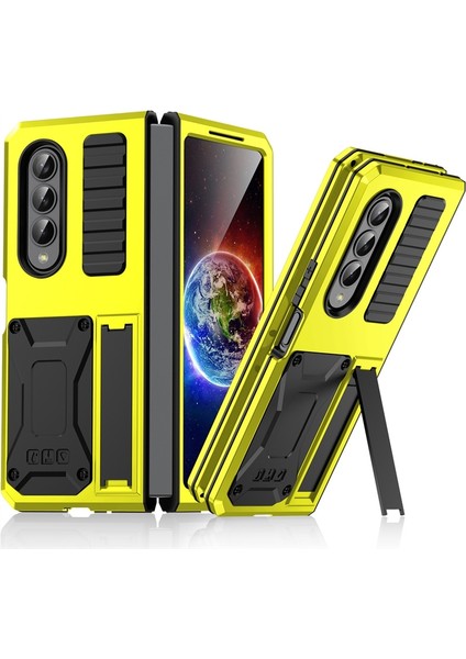 Galaxy Z Fold4 Tpu Telefon Kılıfı - Sarı (Yurt Dışından)