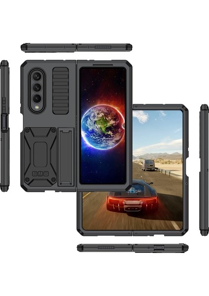 Galaxy Z Fold4 Tpu Telefon Kılıfı - Sarı (Yurt Dışından)