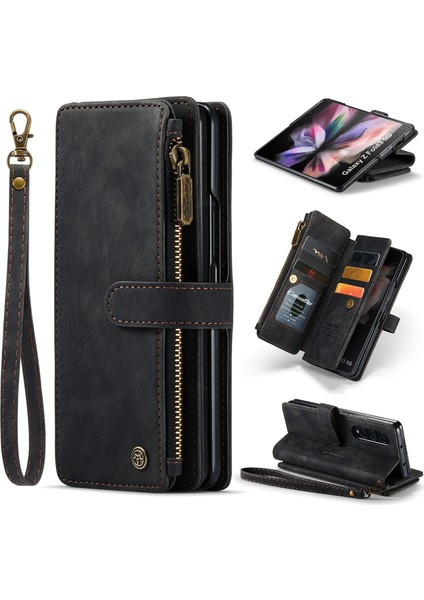 Galaxy Z Fold4 5g Pu Telefon Kılıfı - Siyah (Yurt Dışından) fiyatları