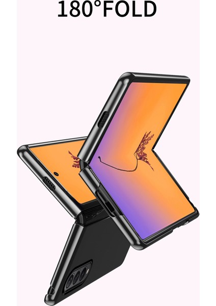 Samsung Galaxy Z Fold4 Gül Altın Için Ektroplatma Şeffaf Kılıf (Yurt Dışından) modelleri