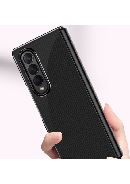 Samsung Galaxy Z Fold4 Gül Altın Için Ektroplatma Şeffaf Kılıf (Yurt Dışından) fırsatları