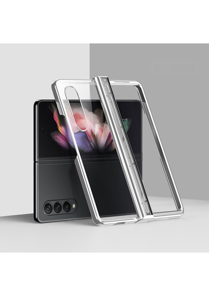 Galaxy Z Fold4 5g Pu Telefon Kılıfı - Altın (Yurt Dışından)