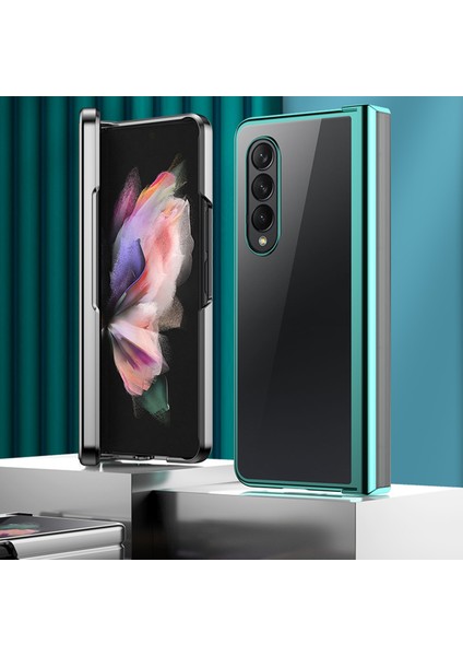 Galaxy Z Fold4 5g Pu Telefon Kılıfı - Altın (Yurt Dışından) modelleri