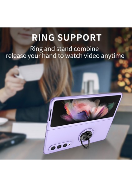 Galaxy Z Fold4 Tpu Telefon Kılıfı - Pembe (Yurt Dışından) modelleri