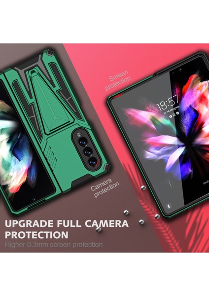 Pc + Tpu Samsung Galaxy Z Fold4 5g Koyu Yeşil Için Telefon Kılıfı (Yurt Dışından) modelleri
